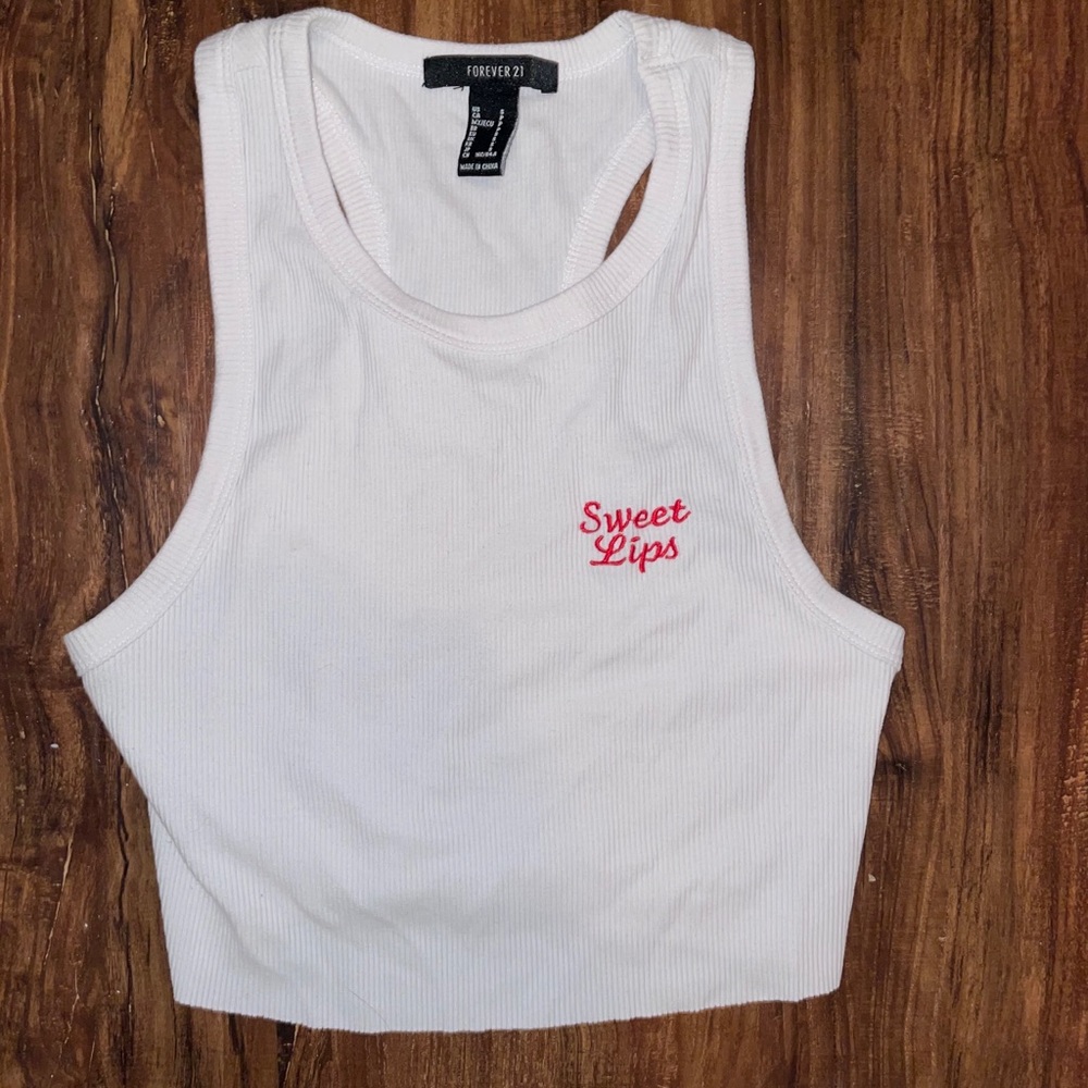 White Croptop